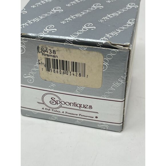 Spoontiques Vintage Pewter Fireman Clown Swarovski Crystal & Gold Plating #KM438 - Picture 5 of 8